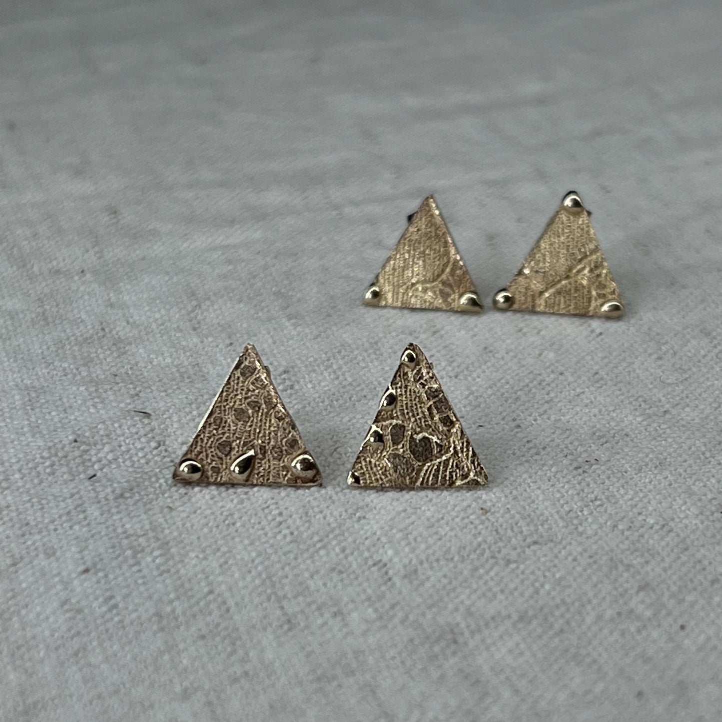 Earrings I Ear Adornment I Lace pattern triangles