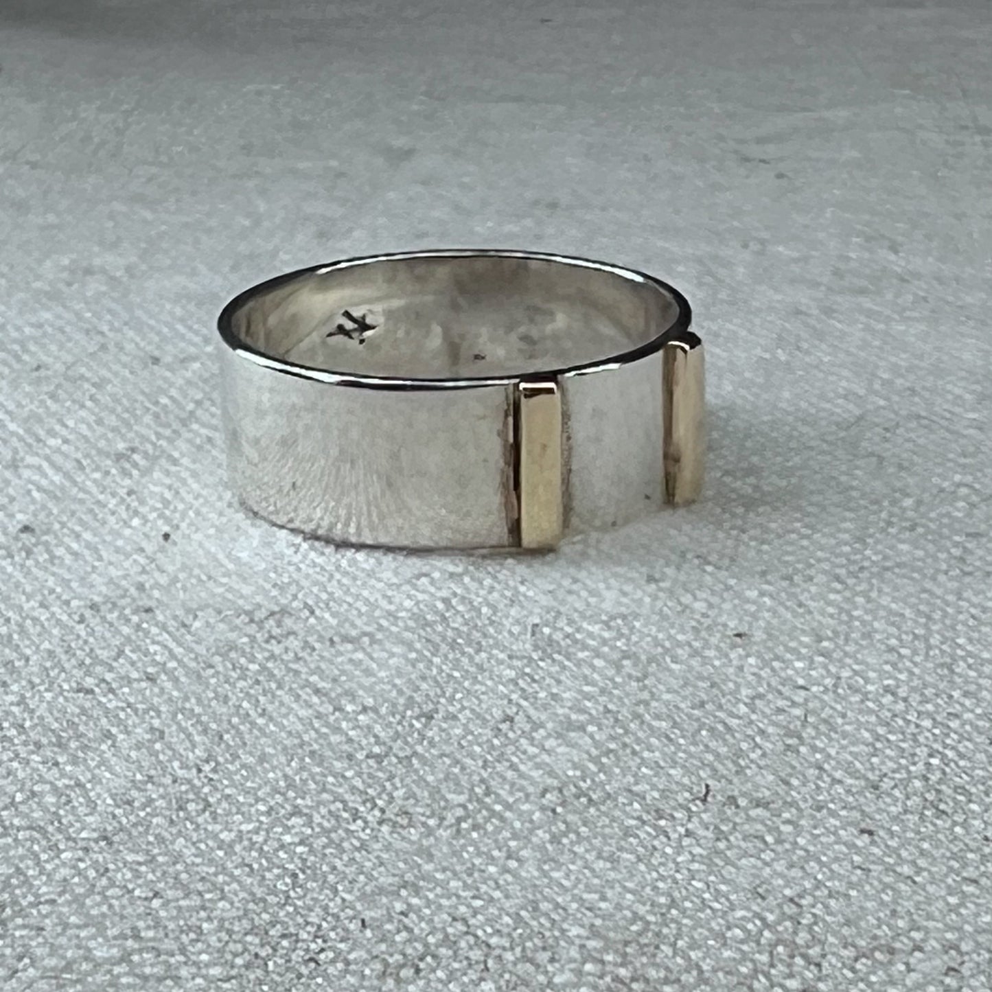 Rings I Finger Adornment Sterling Silver 9ct Double band