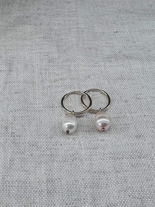 Earrings I Ear adornment I Gold filled hoops