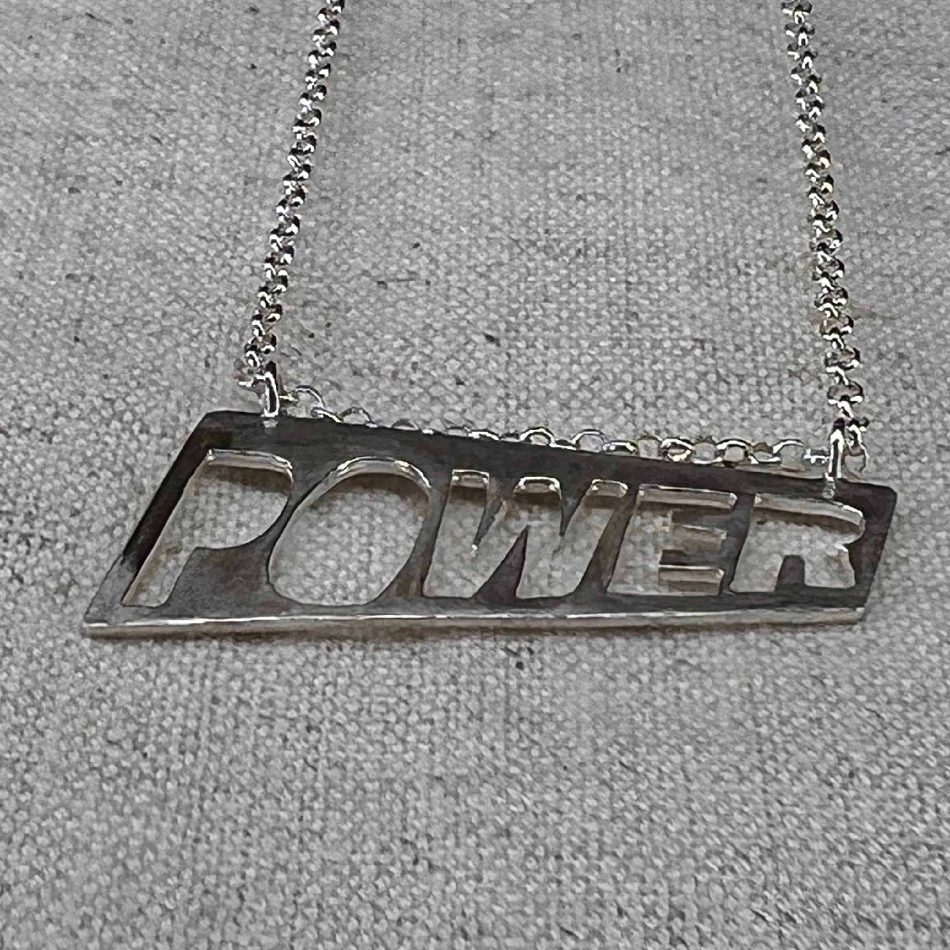 Silver Power necklace – Zaneti Co