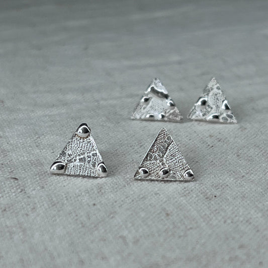 Earrings I Ear Adornment I Lace pattern triangles