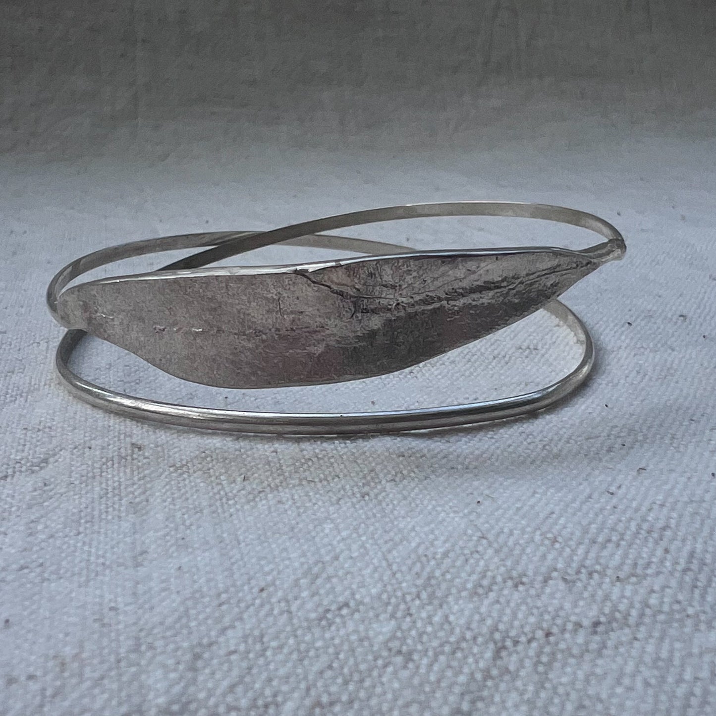 Silver Gum Leaf bangles