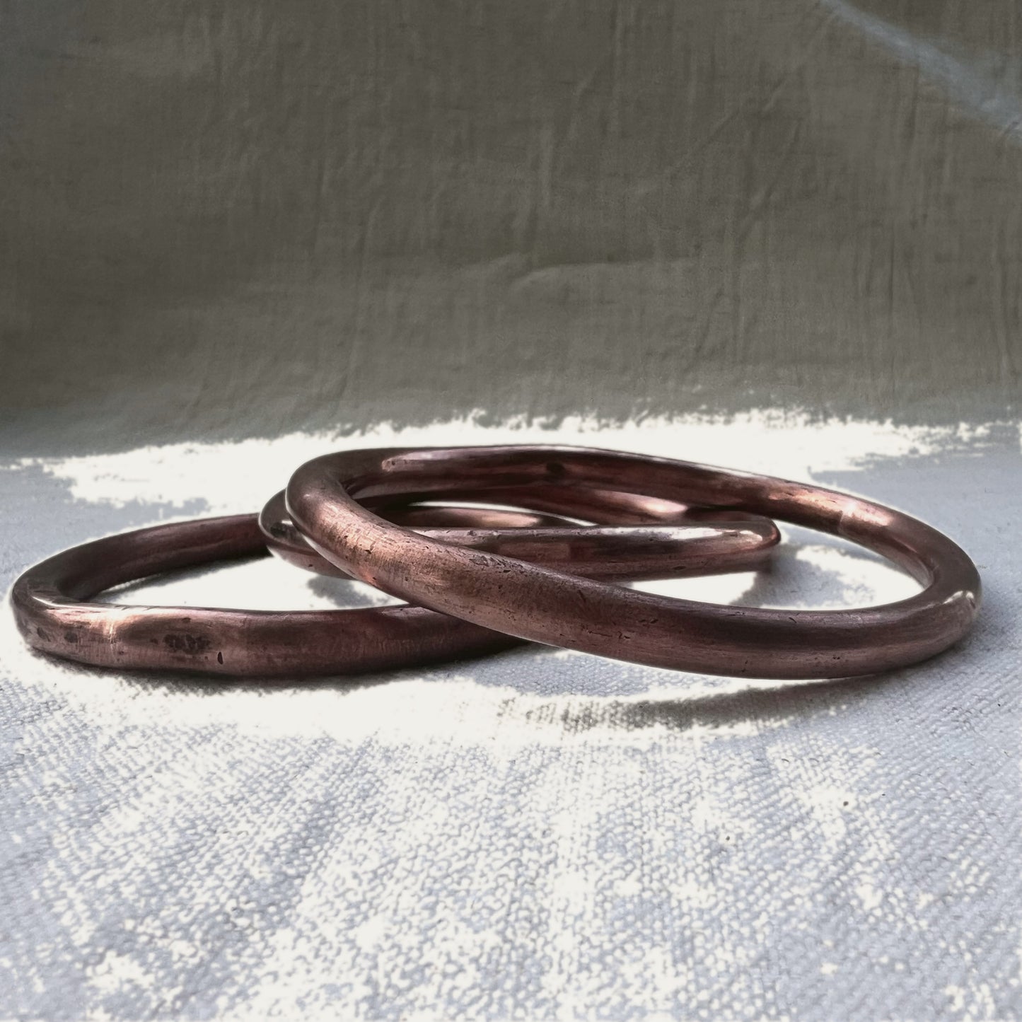 Copper Bangle — Living Recycled Coppe