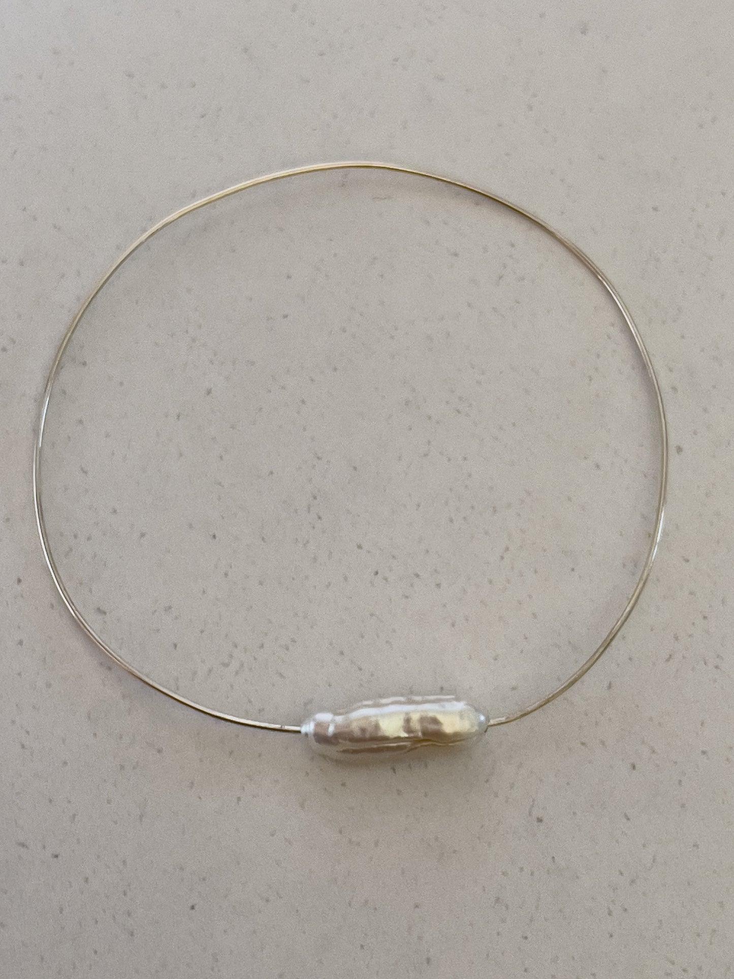 Bangle I Wrist Adornment I Keshi Pearl Bangle