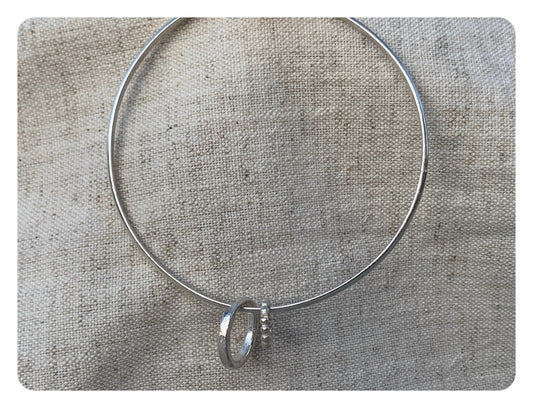 Bangles I Wrist Adornment sterling silver Bangle with links