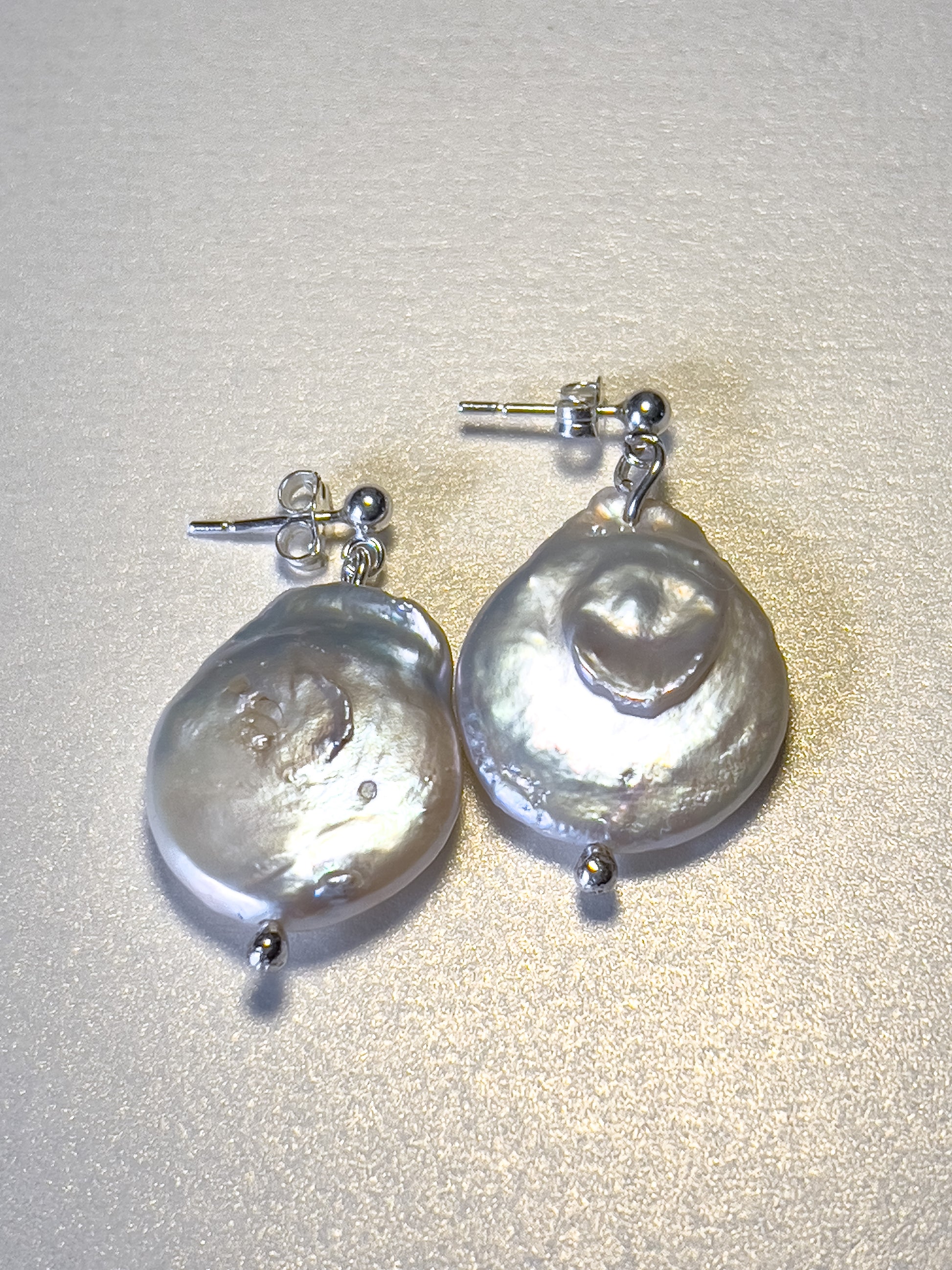 Earrings I Ear Adornment I Round and Keshi Pearl earrings