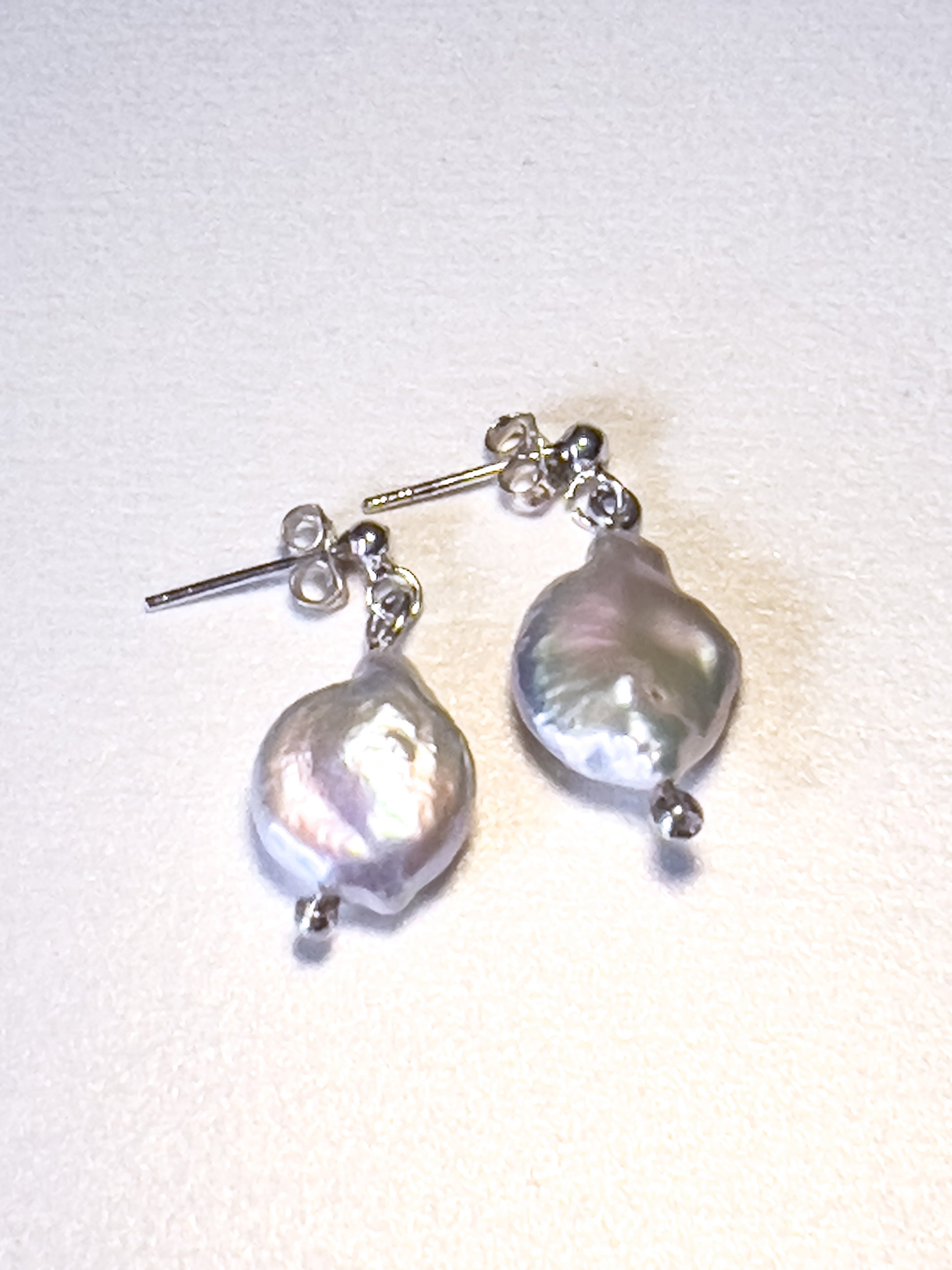 Earrings I Ear Adornment I Round and Keshi Pearl earrings