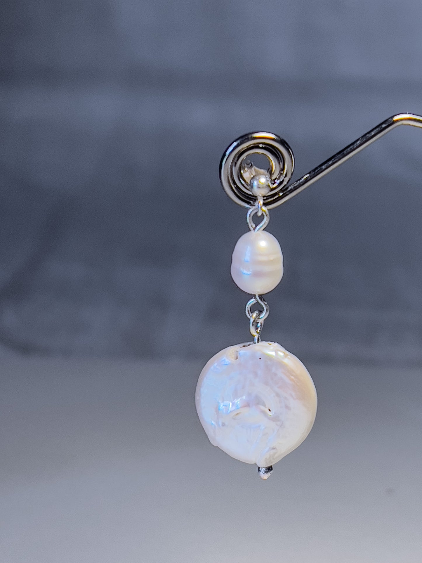 Earrings I Ear Adornment I Round and Keshi Pearl earrings