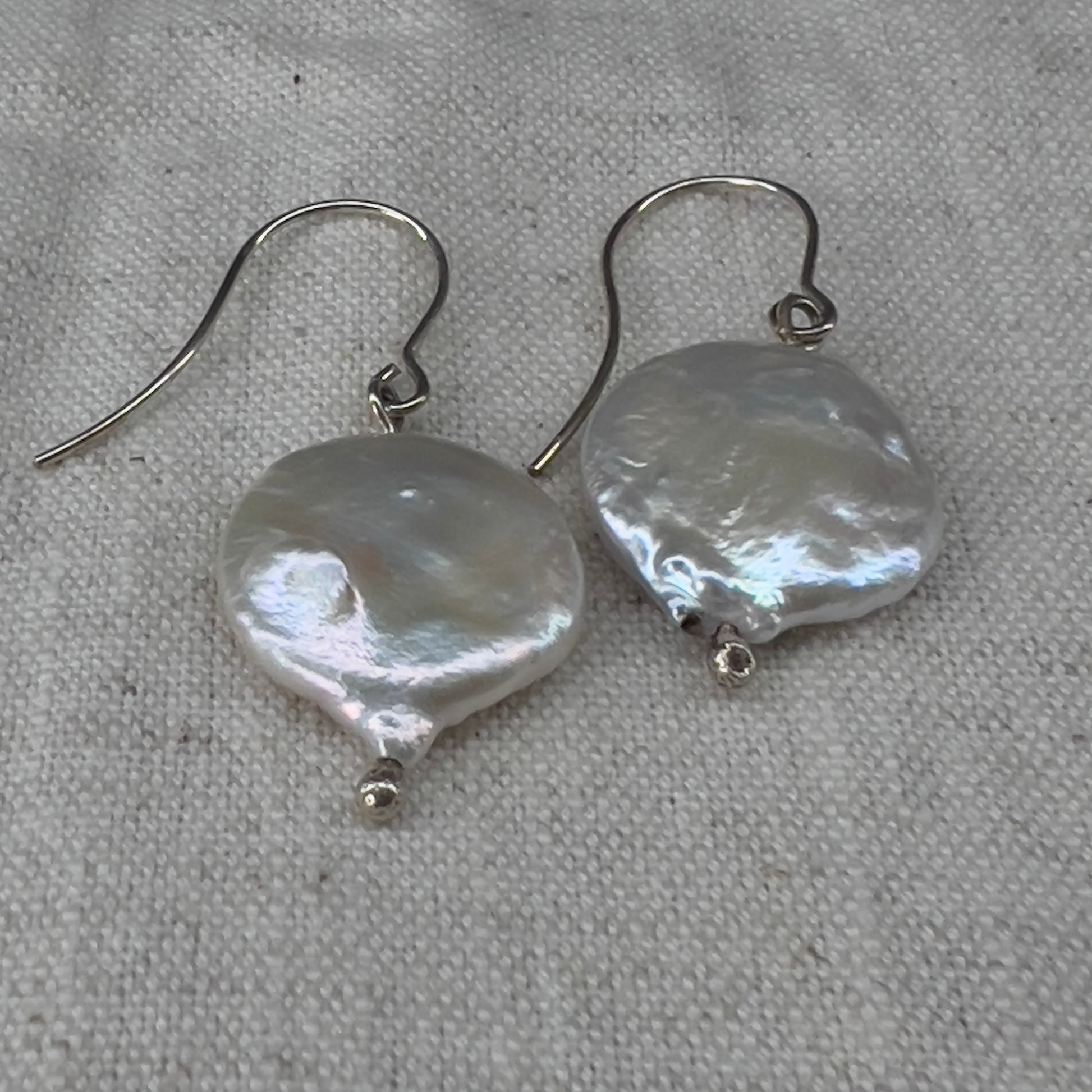 Earrings | Ear Adornment | Round and Keshi Pearl earrings