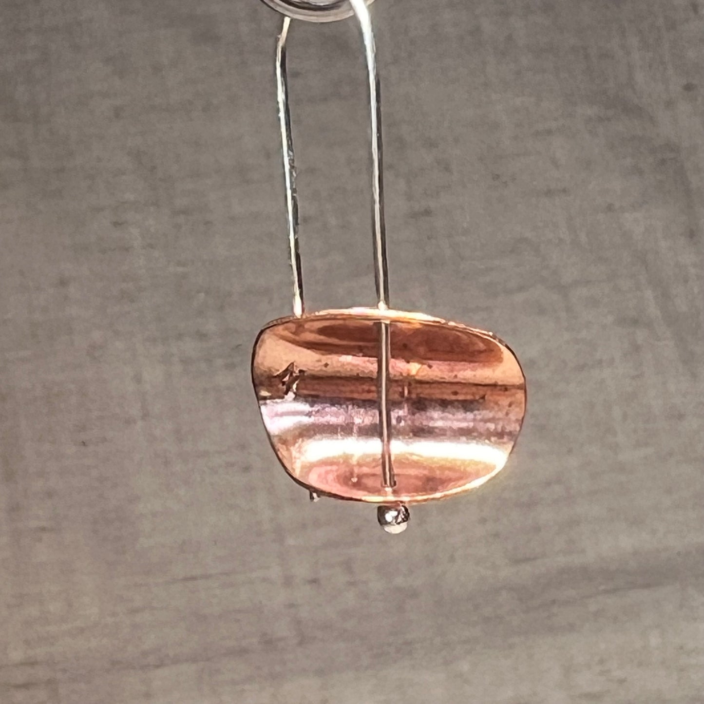 Earrings I Ear Adornment | Copper penny curve