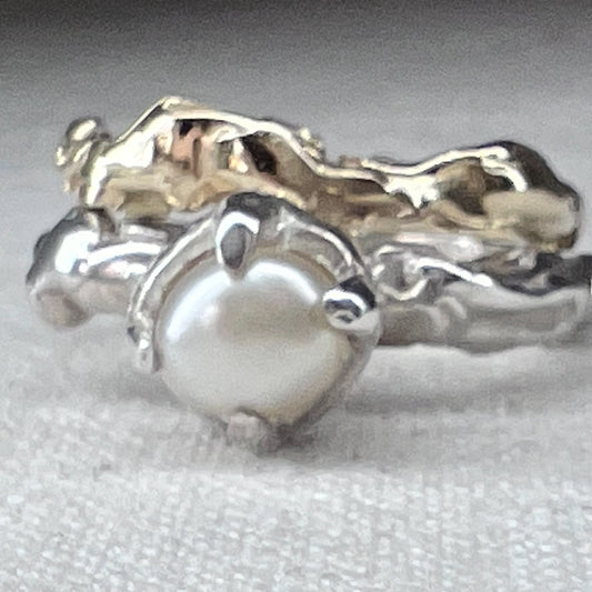 Rings | Finger Adornment | Gold and silver stackers