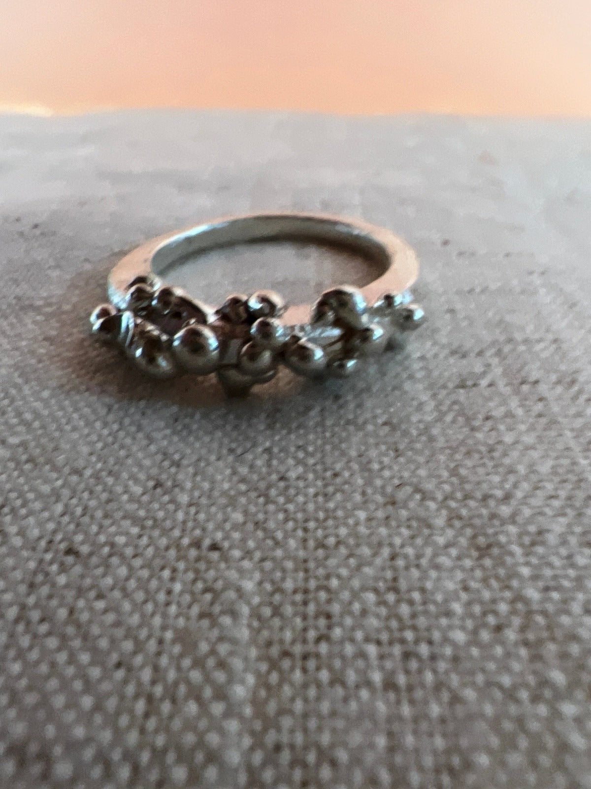 Ring I Finger Adornment Sterling silver Caviar ring