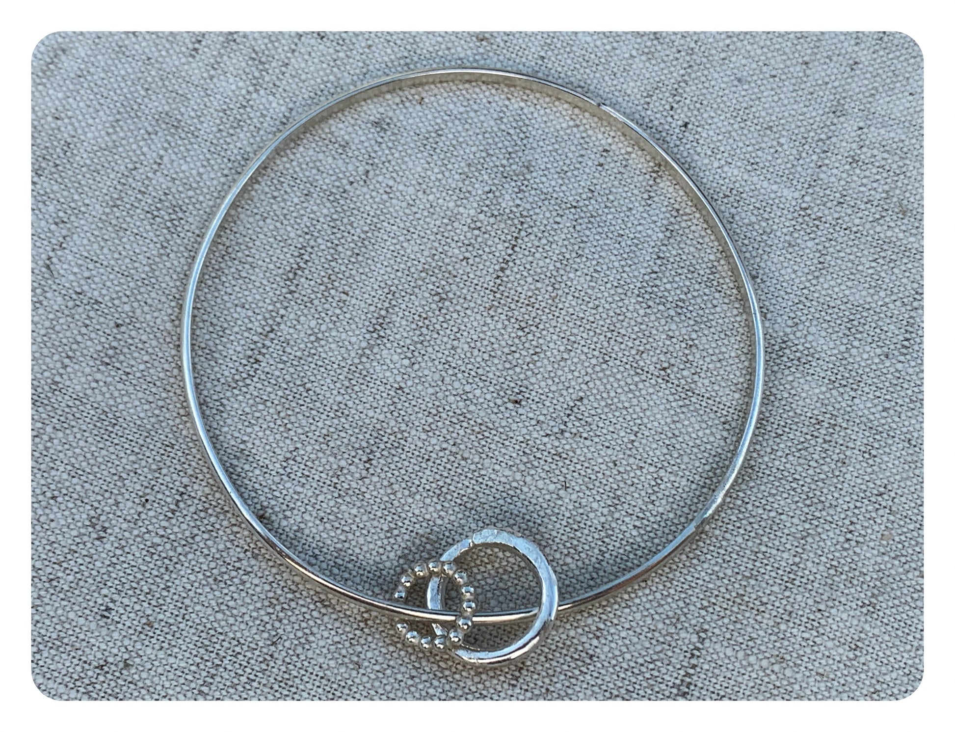 Bangles I Wrist Adornment sterling silver Bangle with links